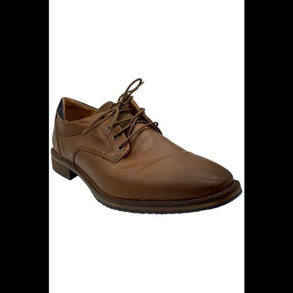 Liverpool Men\'s Desk Burnished Oxford Cognac - Medium